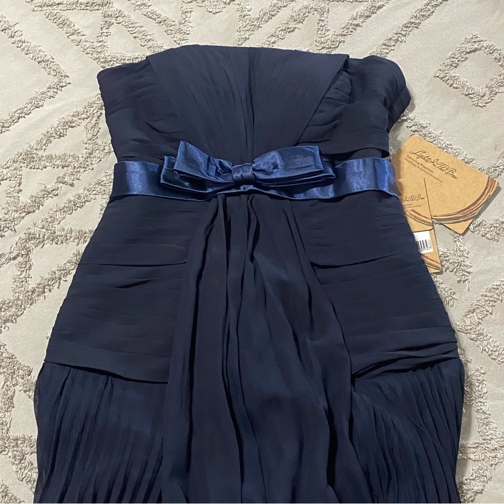 Light In The Box Strapples Layered Full Length Gown Size 8 — image 2 of 8